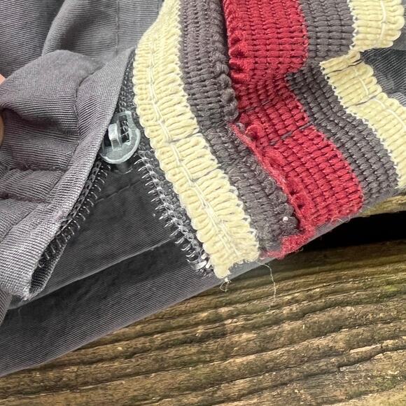 Y2K L.e.i. Gray Striped Sweatpants Joggers Size Medium - Picture 7 of 9